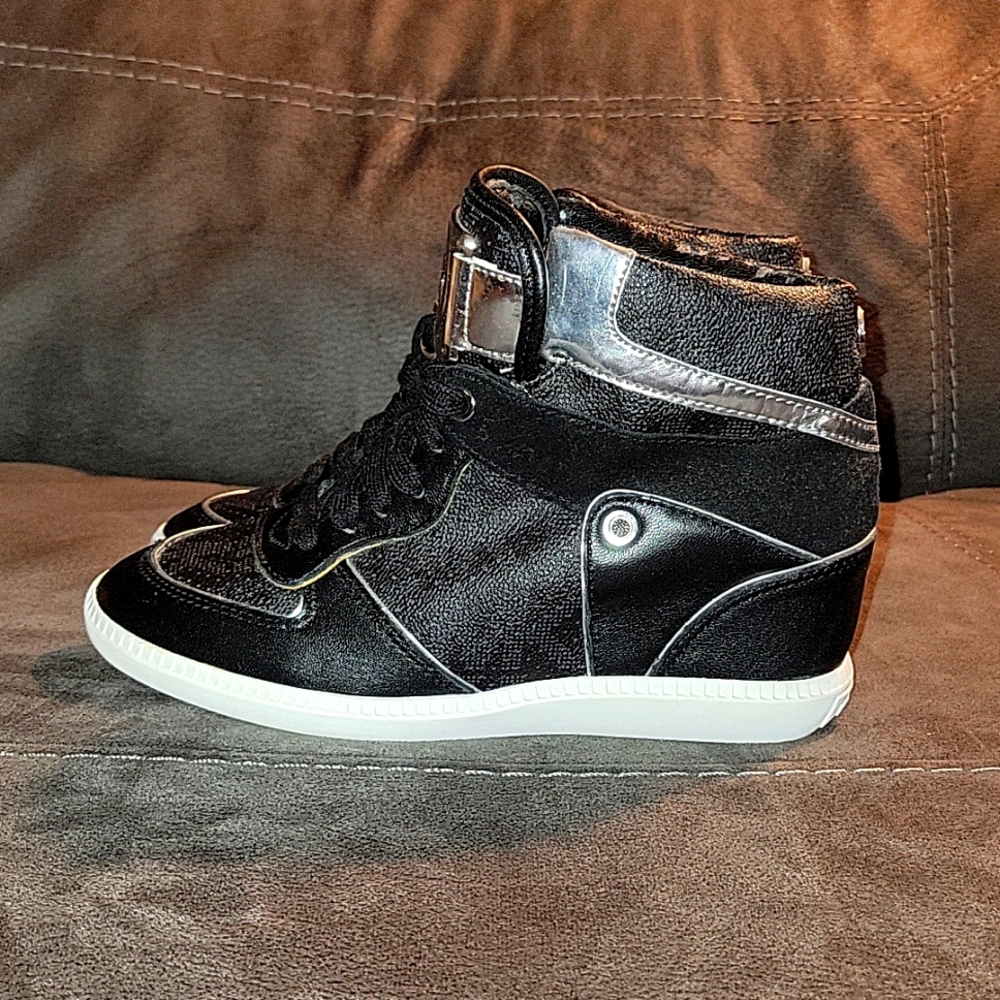 Authentic MK heeled sneakers